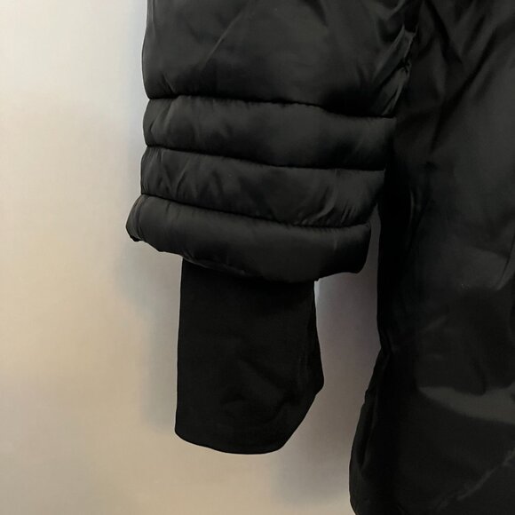 Spyder Jacket Womens L Black Insulated Quilted Long Puffer Coat Parka Ski Snow - Picture 3 of 10